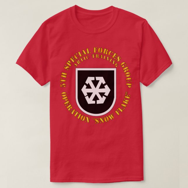 5th SFG Flash Operation Snowflake X T-Shirt (Design vorne)