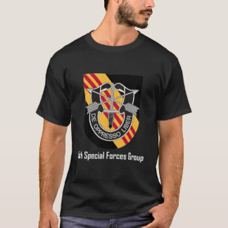 5th Special Forces 5th SFG Beret Flash Unit Wappen T-Shirt