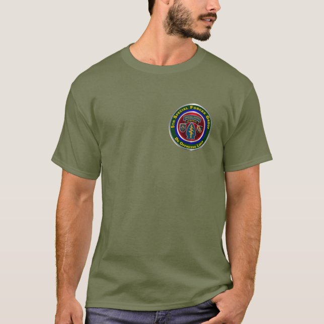 5th Special Forces Group Airborne T-Shirt (Vorderseite)