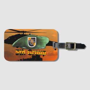 5th Special Forces Group Green Berets SFG SF Veter Gepäckanhänger