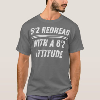 5x272quot Redhead mit Einstellungen T-Shirt