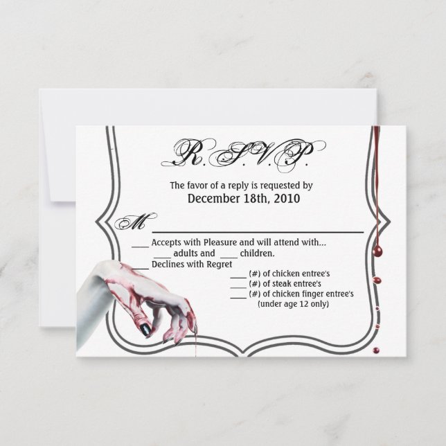 5x3.5 R.S.V.P. Card lgbtq Regenbogenflagge schwul  Einladung (Vorderseite)