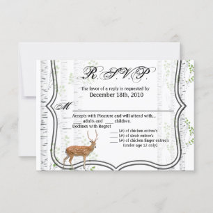 5x3,5 R.S.V.P. Kartenwald-Taubenjagd Einladung