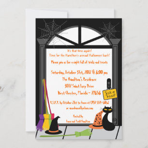 5x5 Trick oder Treaters Halloween-Party Einladung