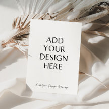 5x7" Benutzerdefinierte Einladungskarten & station