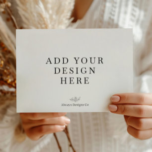 5x7" Querformat-Einladungskarten drucken Einladung