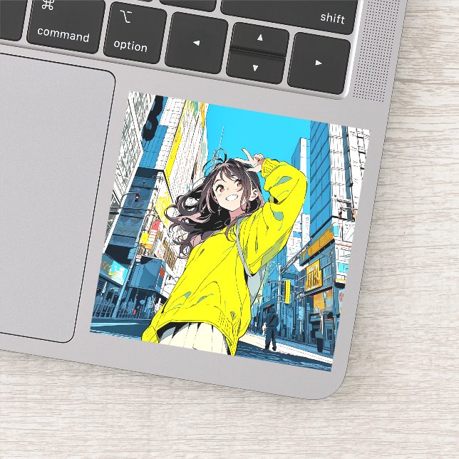 【6万人記念】寿司娘JKシール｜Seal GenerativeAI Aufkleber (Detail)