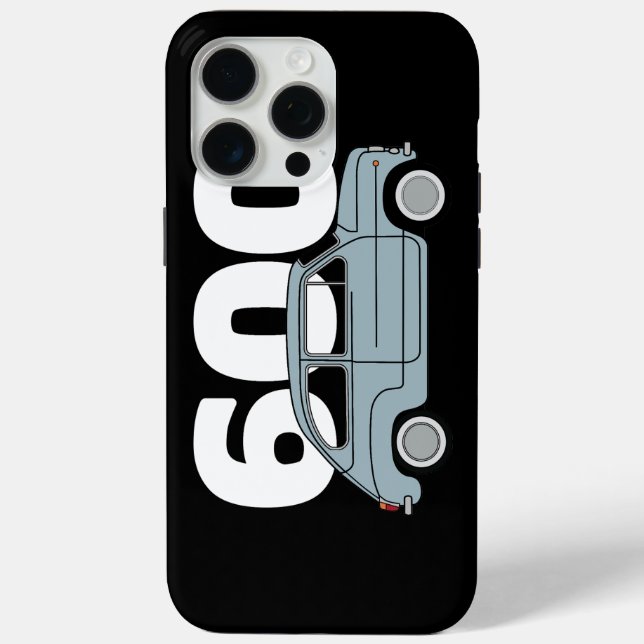 600 azul Case-Mate iPhone hülle (Rückseite)