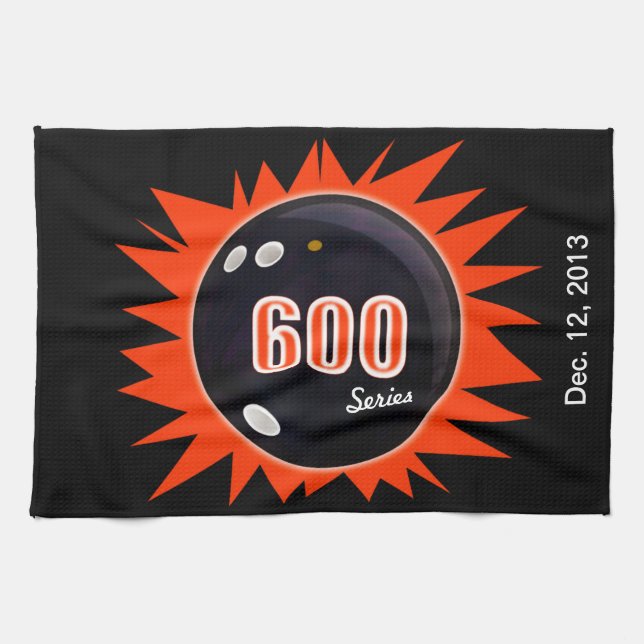 600 Bowling-Serie Handtuch (Horizontal)