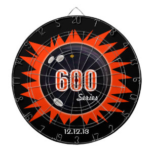 600 Bowling-Serie, mit Datum Dartscheibe