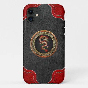 [600] Goldener chinesischer Drache Fucanglong iPhone 11 Hülle