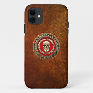 [600] Goldener Totenkopf Case-Mate iPhone Hülle