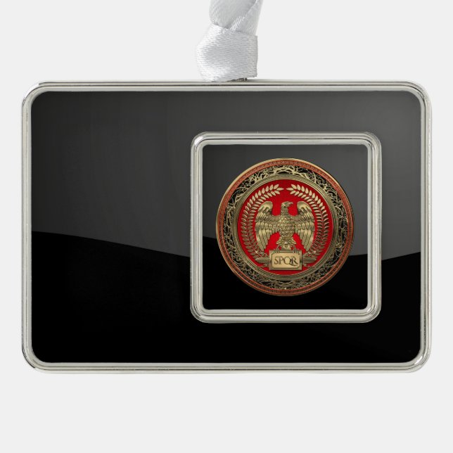 [600] Goldrömischer Kaiseradler Rahmen-Ornament Silber (Vorderseite)