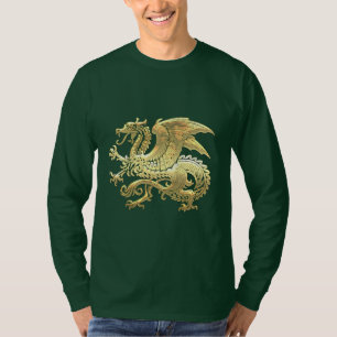 [600] Isländischer Drache, Landvættir [Gold] T-Shirt
