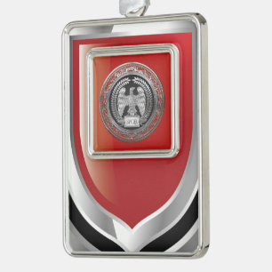 [600] Kaiseradler Silver Rahmen-Ornament Silber
