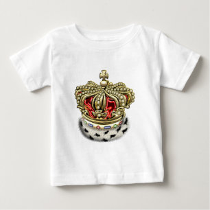 [600] Prinz [König] Königliche Krone [Fur+Gold][Ro Baby T-shirt