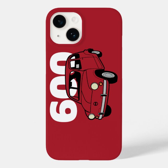 600 rot v2 Case-Mate iPhone hülle (Rückseite)