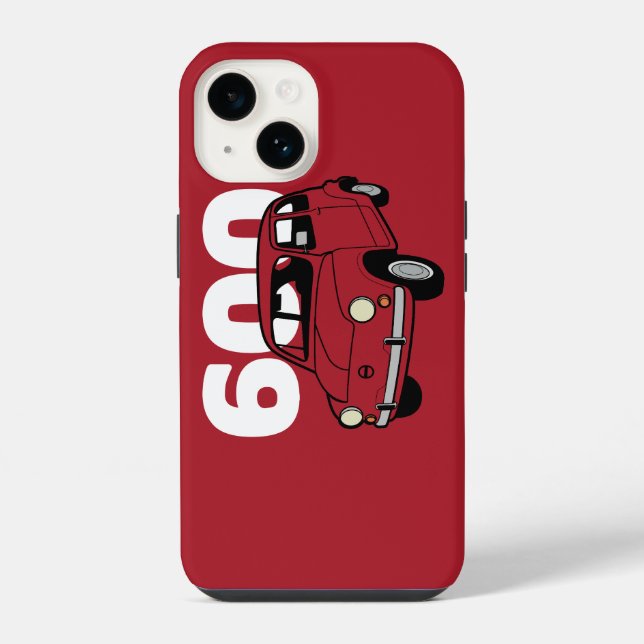 600 rot v2 iPhone hülle (Rückseite)