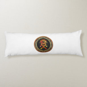 [600] Rote und Gelbe Drachen Seitenschläferkissen