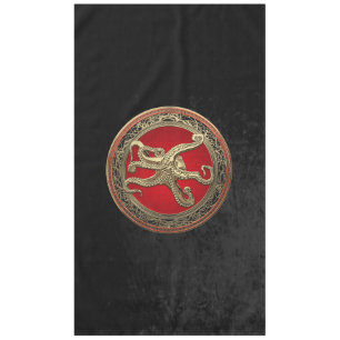 [600] Sacred Gold Octopus in Defensive Posture Tischdecke