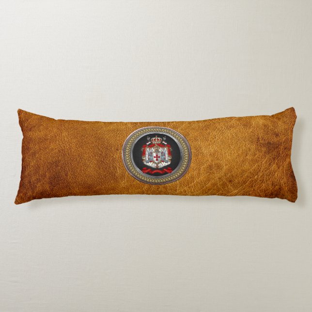 [600] Tempelwappen der Ritter Seitenschläferkissen (Vorderseite)