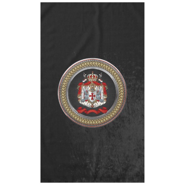 [600] Tempelwappen der Ritter Tischdecke (Vorderseite)