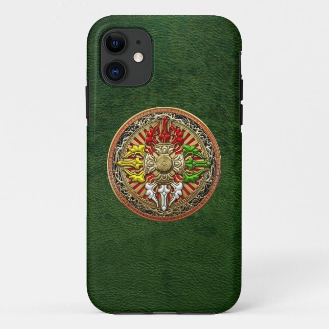 [600] Tibetischer Doppeldorje Mandala Case-Mate iPhone Hülle (Rückseite)