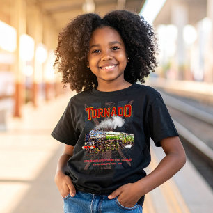 60163 Tornado Vintage-Dampflokomotive  T-Shirt