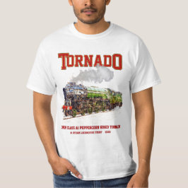 60163 Tornado Vintage Dampfzuglokomotive T-Shirt