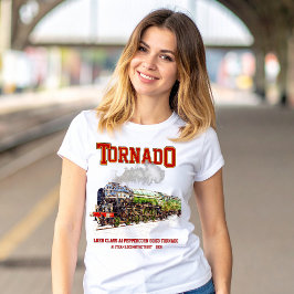 60163 Tornado Vintage Dampfzuglokomotive T-Shirt