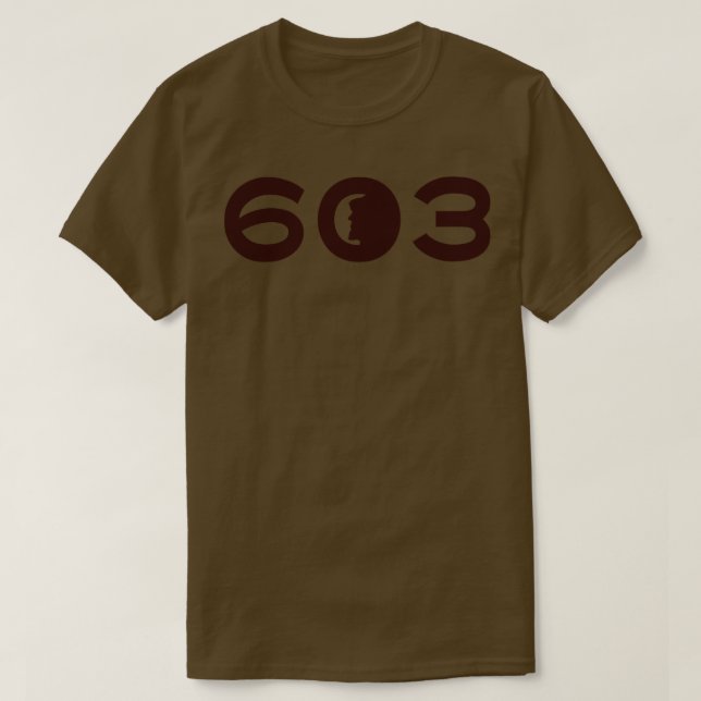 603 Alter Mann des Berges Gebirgsbraun T-Shirt (Design vorne)