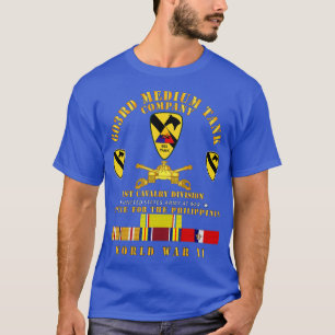 603. Medium Tank Co 1. Cav Phil WWII w PAC SVC