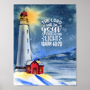 60:20 The Lord Will Be Your Light Poster