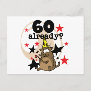 60 Already Birthday Postkarte