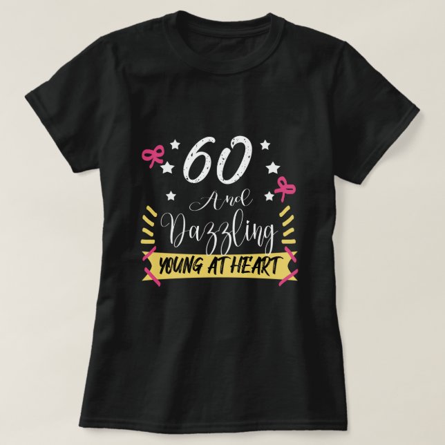 60 atemberfüllender Geburtstag  T-Shirt (Design vorne)