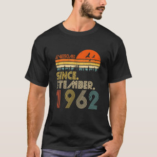 60. B-Tag Vintag Phantastisch seit Januar 1962 60 T-Shirt