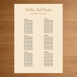 60 Champagner Hochzeitskarte Poster