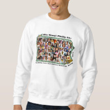 60+ Collage Sweatshirt mit BLASA auf der Rückseite