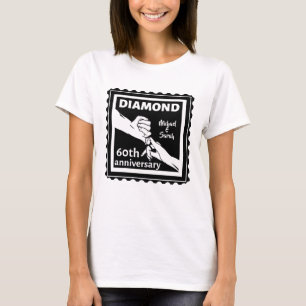 60. Diamantenhochzeit Traditionelles T-Shirt