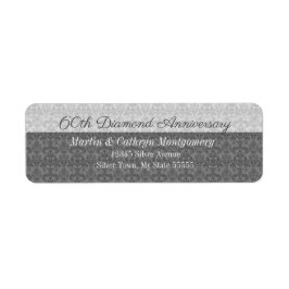 60. Diamond Anniversary Damask Adresse