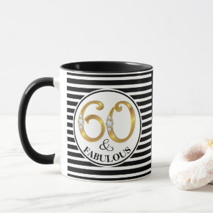 60 & Fabulous Birthday Cup/Tasse Tasse