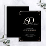 60 & Fabulous Black Rose Gold Calligraphie Geburts Folieneinladung<br><div class="desc">Es ist dein besonderer Geburtstag, und es ist an der Zeit zu feiern! Will du, den besten Bash in der Stadt zu werfen? Mit dieser 60 & fabelhaften Black & Real Rose Gold Foil Calligraphie zum Geburtstag laden Sie ein, mit dem höchsten Stil zu beginnen. Es wird sicher sein, den...</div>