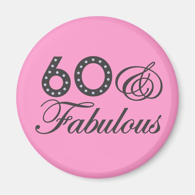 60 & Fantastisch! Magnet (Vorne)