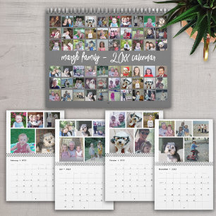 60 Foto - Benutzerdefinierte moderne Familientempl Kalender