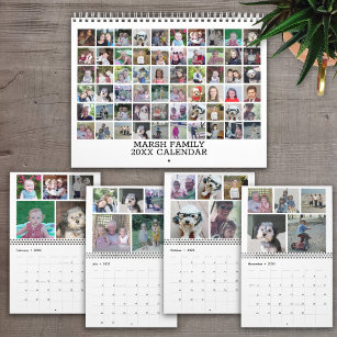 60 Foto Custom Modern Family Collage - 2024 Kalender