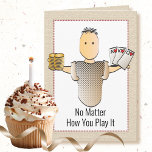 60. Funny Gambling Poker Cartoon Geburtstag Karte<br><div class="desc">Suchen Sie eine Karte,  um jemanden ein wenig Spaß zu "poke"? Diese lustige Karte kann mit seinem Namen personalisiert werden,  um eine benutzerdefinierte Touch hinzuzufügen!</div>