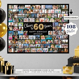 60. Geburtstag 108 Fotos Schwarzes Gold jubeln bis Poster