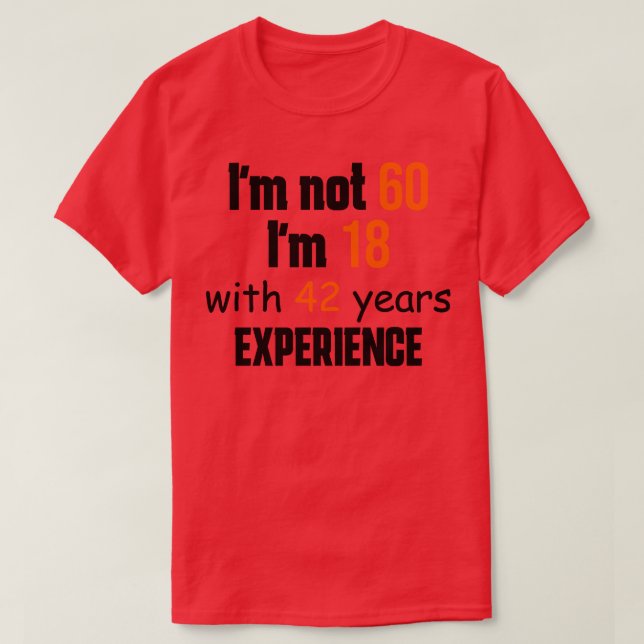 60. Geburtstag 4 T-Shirt (Design vorne)
