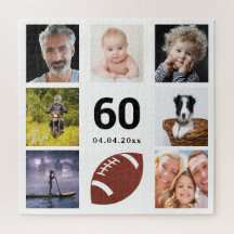 60. Geburtstag 60 Foto Collage Mann Typ weiß