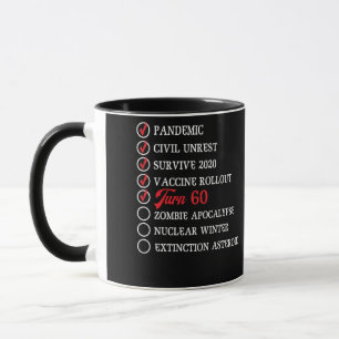 60. Geburtstag 60 Jahre 1962 2022 Quarantäne Tasse